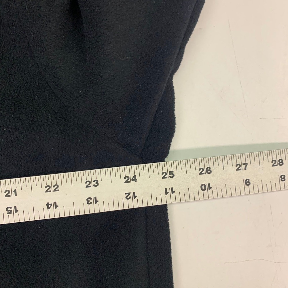 Uniqlo Mens Large Black Fleece Quarter Zip Pullover Sweater 241-449751 Recycled - Picture 9 of 10